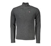 Napapijri Gray Fabric Men Sweater - 3XL