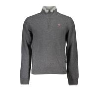 Napapijri Gray Fabric Sweater - M