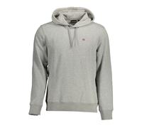 Napapijri Gray Organic Cotton Men Sweater - XL