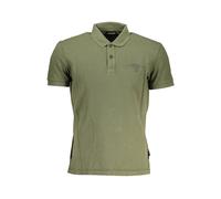 Napapijri Green Cotton Men Polo Shirt - S