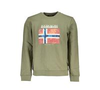 Napapijri Green Cotton Men Sweater - XL