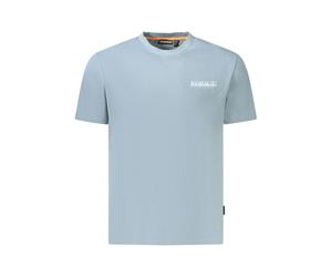 Napapijri Grigio Cotton Men T-Shirt - M