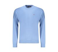 Napapijri, ,Knitwear ,Uomo ,Blu ,L Azzurro Cotton T-Shirt