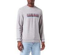 Napapijri Maglia girocollo BERIS C da uomo, Med Grey Mel, XXL