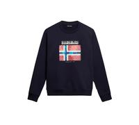 Napapijri Maglia Manica Lunga Guiro Cotone Blu