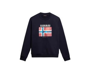 Napapijri Maglia Manica Lunga Guiro Cotone Blu