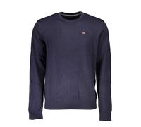 Napapijri Blue Cotton Men Sweater - S