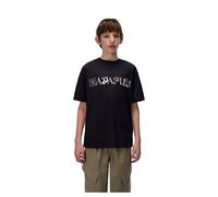 NAPAPIJRI Maglietta 'S-Acadia' crema / nero Bambini - Bimbo - Ragazzo (taglie 140-176) - Abbigliamento - Maglie e camicie - T-shirt NAPAPIJRI 152