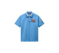 NAPAPIJRI Maglietta 'E-ARCHIVE' beige chiaro / azzurro / rosso ciliegia Uomo - Abbigliamento - Taglie comode - Maglie e T-shirt NAPAPIJRI XXXL