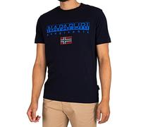 T-shirt Napapijri Ayas manica corta blu marino - S