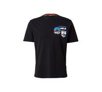 NAPAPIJRI Maglietta 'S-MONTEPIANA' blu / arancione / nero / bianco Uomo NAPAPIJRI L blu / arancione / nero / bianco