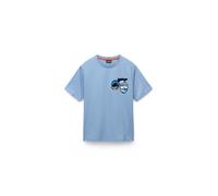 NAPAPIJRI Maglietta 'S-MONTEPIANA' blu / blu chiaro / nero / bianco Uomo NAPAPIJRI XL blu / blu chiaro / nero / bianco