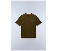 Napapijri Small Box Short Sleeve T-shirt Verde M Uomo