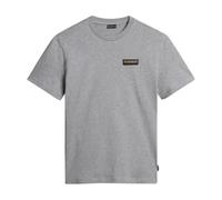 Napapijri - Magliette Manica Corta Cotone Grigio - -Tops -Donna -Grigio -M