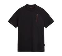 Napapijri - Magliette Nera in Cotone a Maniche Corte - - Tops - Uomo - Nero - 2XL