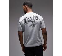 Napapijri - Matcha - T-shirt grigio chiaro con stampa sul retro M