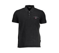Napapijri Nero Cotton Men Polo Shirt - M
