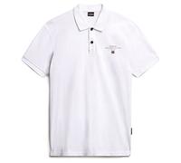 NAPAPIJRI NP0A4GB40021 Elbas Polo a Manica Corta Uomo Bianco