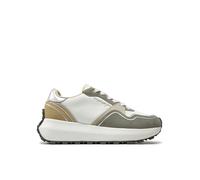 NAPAPIJRI NP0A4I6Y0021 Sneakers Donna in camoscio e Tessuto Colore Bianco Grigio (Bianco Grigio, Sistema Taglie Calzature EU, Adulto, Numero, Media, 39)