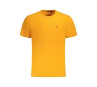 Napapijri Orange Cotton Men T-Shirt - M