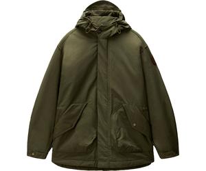 Napapijri - Parka impermeabile in cotone e Cordura® - Asko Parka Olive Night per Uomo in Cotone - Taglia M - Kaki