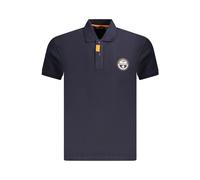 Napapijri Blue Cotton Men Polo Shirt - S