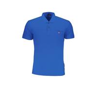 NAPAPIJRI POLO MANICHE CORTE UOMO BLU