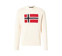 NAPAPIJRI Pullover 'D-Mura C' beige / rosso / nero Uomo - Abbigliamento - Occasioni - Ufficio - Abbigliamento - Pullover & giacchette NAPAPIJRI S