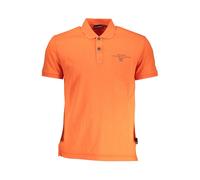 Napapijri Red Cotton Men Polo Shirt - M