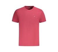 Napapijri Red Cotton Men T-Shirt - XL