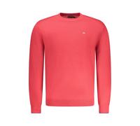 Napapijri Red Merino Wool Men Sweater - 3XL