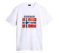 Napapijri - S-Guiro Tee T-shirt - - Tops - Uomo - Bianco - XL