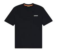 Napapijri Black Cotton Men T-Shirt - 3XL