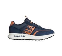 Napapijri, ,Shoes ,Uomo ,Blu ,42 EU Sneakers Basse in Pelle e Tessuto Blu