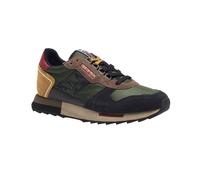 Napapijri Sneakers Running Uomo in nylon nero/oliva Taglia 8 US