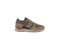 Napapijri Stab 01 - Sneakers Bsse In Suede Marrone - Uomo Scarpe Sneakers Casual