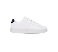 NAPAPIJRI Sneakers White/Navy S5ONYX01/LEA Scarpe Sportive in Pelle Bianca Suola Alta 4 cm (Bianco, Sistema Taglie Calzature EU, Adulto, Donna, Numero, Media, 42)