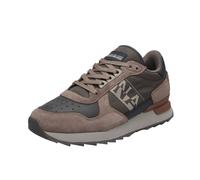 Napapijri Stab 01 - Sneakers Bsse In Suede Marrone - Uomo Scarpe Sneakers Casual