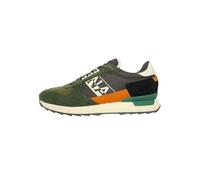 Napapijri Stab 01 - Sneakers Basse In Suede Verde - Taglia 44 [28cm] Scarpe