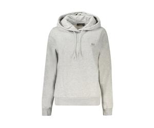 Napapijri, ,Sweatshirts & Hoodies ,Donna ,Grigio ,M Grigio Cotton Sweatshirt