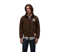 Giacca in pile con zip Napapijri Archive Marron L