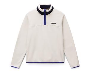 Napapijri - T-Dergana Half Zip - Pullover in pile XXL bianco