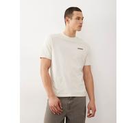 T-shirt Napapijri Small Box manica corta bianco crema - S