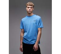 Napapijri - T-shirt blu con logo piccolo XL