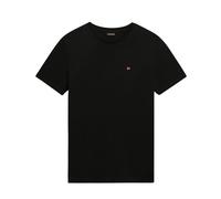Napapijri T-shirt Girocollo Forma Classica Nero Cotone
