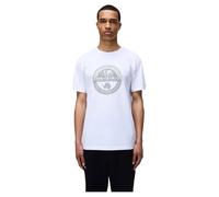 NAPAPIJRI T-SHIRT MANICHE CORTE UOMO BIANCO