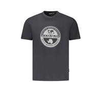 Napapijri T-shirt Bollo in cotone maniche corte Nero S Uomo
