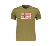 NAPAPIJRI T-SHIRT MANICHE CORTE UOMO VERDE