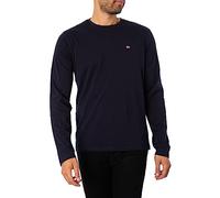 NAPAPIJRI T-Shirt Salis da Uomo - Blu Modello NP0A4HN7 Cotone 100% L