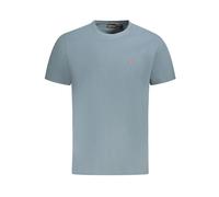 Napapijri - T-shirt Uomo in Cotone Marrone - - Tops - Uomo - Blu - S